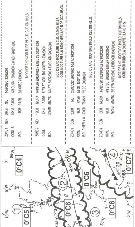 Meteorologija - Na osnovu dijagrama odrediti zonu koju navedena TAF prognoza opisuje(Pogledajte sliku PPL Meteo-5) 1322 35020KT9999 SCT030 SCT090 TEMPO 1322 8000 SHRA BKN015 PROB30 TEMPO 1522 5000 +RASH SCT008 BKN009CB=